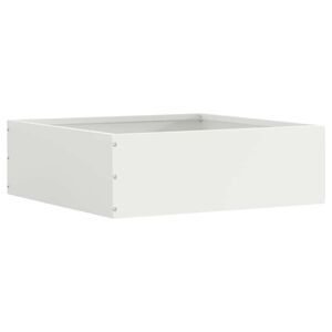 vidaXL Fűszeg&eacute;lyez&eacute;s 40 x 40 x 13 cm Ac&eacute;l Feh&eacute;r