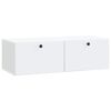 vidaXL Fali TV szekr&eacute;ny 98 x 41 x 30 cm Feh&eacute;r Szerelt Fa