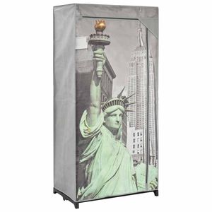 vidaXL New York sz&ouml;vet ruh&aacute;sszekr&eacute;ny 75 x 45 x 160 cm