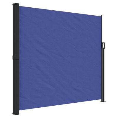 vidaXL kék behúzható oldalsó napellenző 180 x 300 cm