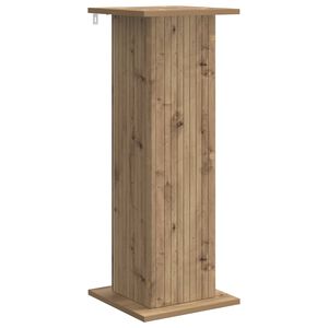 vidaXL N&ouml;v&eacute;ny&aacute;llv&aacute;ny K&eacute;zműves T&ouml;lgy 30,5 x 30 x 80,5 cm Szerelt Fa