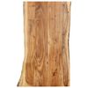 vidaXL t&ouml;m&ouml;r ak&aacute;cfa asztallap 100 x (50-60) x 2,5 cm