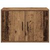 vidaXL 2 db antik fa színű szerelt fa garázs fali szekrények