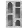 vidaXL Sz&eacute;f Beton Sz&uuml;rke 59 x 35 x 100,5 cm Faanyag