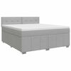 vidaXL Boxspring &aacute;gy matraccal Vil&aacute;gossz&uuml;rke 140 x 200 cm Sz&ouml;vet