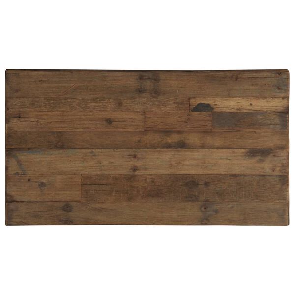 vidaXL &uacute;jrahasznos&iacute;tott fa &eacute;s ac&eacute;l &oacute;pium doh&aacute;nyz&oacute;asztal 110x60x35 cm