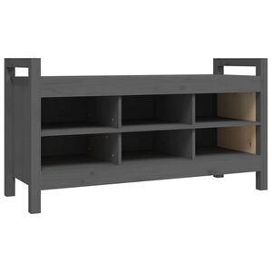 vidaXL sz&uuml;rke t&ouml;m&ouml;r fenyőfa előszoba pad 110 x 40 x 60 cm