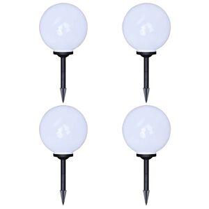 vidaXL 4 db k&uuml;lt&eacute;ri gyalogj&aacute;r&oacute; LED-l&aacute;mpa c&ouml;l&ouml;ppel 30 cm