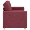 vidaXL borv&ouml;r&ouml;s sz&ouml;vet loveseat kanap&eacute; 120 cm