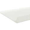 vidaXL Lebegő polc Falra szerelhető 2 pcs Feh&eacute;r 40 x 18 x 2,5 cm Ac&eacute;l