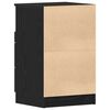 vidaXL &Eacute;jjeliszekr&eacute;ny 2 pcs Fekete t&ouml;lgy 40 x 35 x 65 cm Faanyag