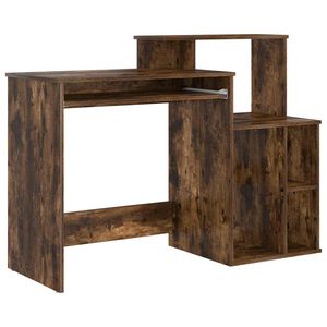 vidaXL Asztal F&uuml;st&ouml;lt t&ouml;lgy 120,5 x 44 x 88,5 cm Szerelt Fa