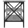 vidaXL szürke sonoma színű szerelt fa kisasztal 55x38x45 cm