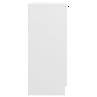 vidaXL fehér szerelt fa tálalóasztal 90,5 x 30 x 70 cm