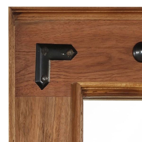 vidaXL t&ouml;m&ouml;r ak&aacute;cfa keretű t&uuml;k&ouml;r 50 x 80 cm