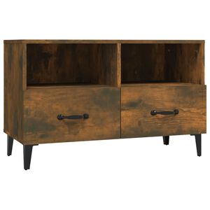 vidaXL f&uuml;st&ouml;s t&ouml;lgy sz&iacute;nű szerelt fa TV-szekr&eacute;ny 80 x 36 x 50 cm
