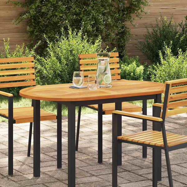 vidaXL Asztallap Olaj Term&eacute;szetes 120 x 70 x 2 cm T&ouml;m&ouml;r Ak&aacute;cfa