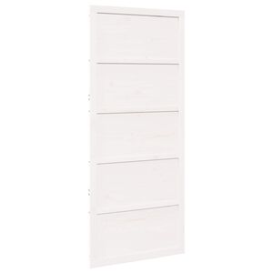 vidaXL Ist&aacute;ll&oacute;ajt&oacute; 100 x 2,5 x 208 cm T&ouml;m&ouml;r Fenyőfa Feh&eacute;r