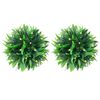 vidaXL 2 db z&ouml;ld mesters&eacute;ges boxwood g&ouml;mb&ouml;k LED f&eacute;nyekkel 30 cm