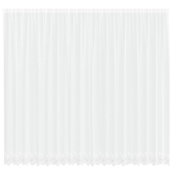 vidaXL Csipk&eacute;s F&uuml;gg&ouml;ny f&uuml;gg&ouml;ny&ouml;kkel Feh&eacute;r 280 x 500 cm Poli&eacute;szter