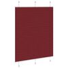 vidaXL plisz&iacute;rozott redőny Bordeaux piros 105x150 cm sz&ouml;vetsz&eacute;less&eacute;g