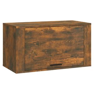 vidaXL f&uuml;st&ouml;s t&ouml;lgy sz&iacute;nű t&ouml;m&ouml;r fenyőfa fali cipőszekr&eacute;ny 70x35x38 cm