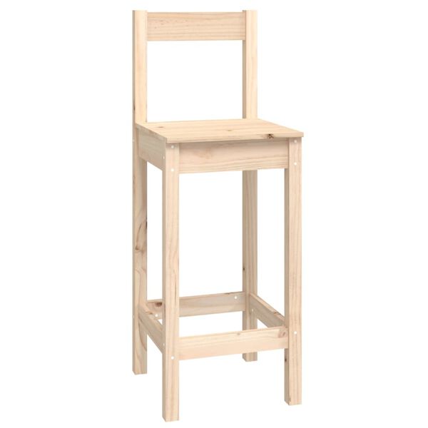 vidaXL 9 r&eacute;szes t&ouml;m&ouml;r fenyőfa b&aacute;rszett