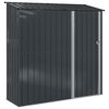 vidaXL Kertiszersz&aacute;mos h&aacute;zak Antracit 203,5 x 73 x 200 cm F&eacute;m