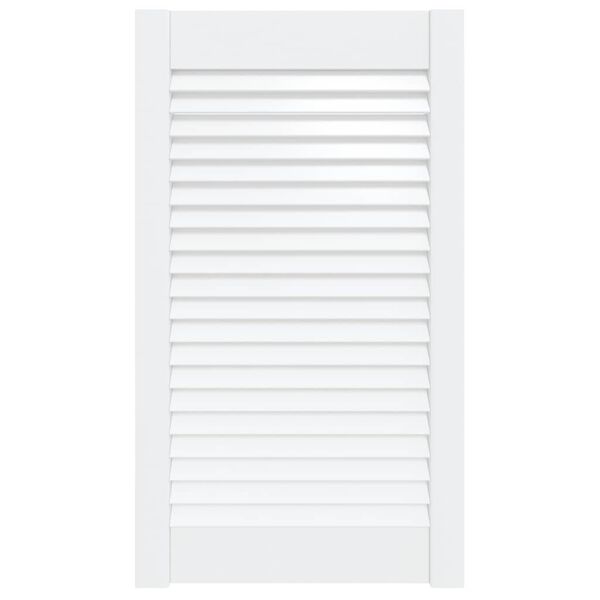 vidaXL fehér tömör fenyőfa lamellás szekrényajtó 69 x 39,4 cm