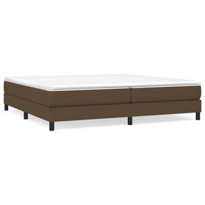 vidaXL s&ouml;t&eacute;tbarna sz&ouml;vet rug&oacute;s &aacute;gykeret 200 x 200 cm