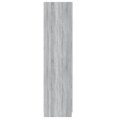 vidaXL szürke sonoma színű szerelt fa ruhásszekrény 90x52x200 cm