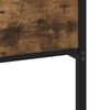 vidaXL füstös tölgy színű fém ágykeret matrac nélkül 80 x 200 cm