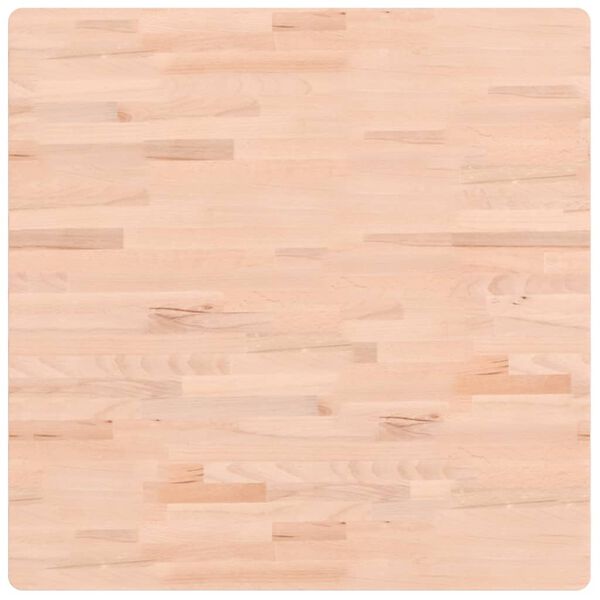 vidaXL t&ouml;m&ouml;r b&uuml;kkfa n&eacute;gyzet alak&uacute; asztallap 80 x 80 x 1,5 cm