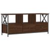 vidaXL barna t&ouml;lgysz&iacute;nű szerelt fa &eacute;s vas TV-szekr&eacute;ny 102x33x45 cm