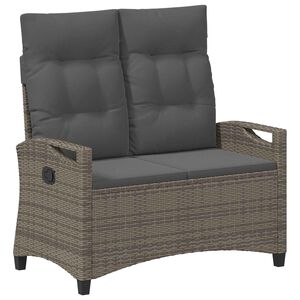 vidaXL Kerti pad p&aacute;rn&aacute;val Sz&uuml;rke &eacute;s s&ouml;t&eacute;tsz&uuml;rke 105 x 60 x 112 cm