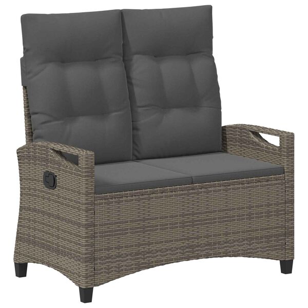 vidaXL Kerti pad p&aacute;rn&aacute;val Sz&uuml;rke &eacute;s s&ouml;t&eacute;tsz&uuml;rke 105 x 60 x 112 cm