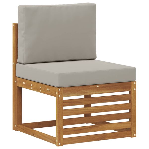 vidaXL Szegment&aacute;lt kanap&eacute; szett 7 pcs Term&eacute;szetes &eacute;s Vil&aacute;gossz&uuml;rke