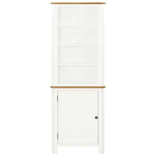 vidaXL tömör tölgyfa sarokszekrény 59 x 36 x 180 cm