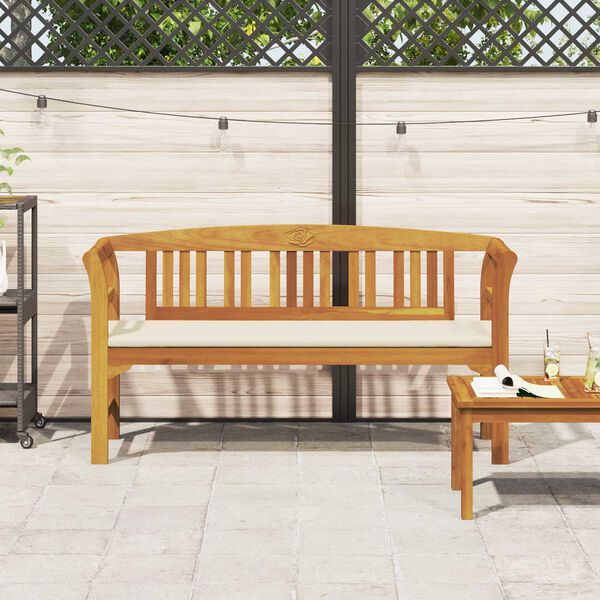 vidaXL R&oacute;zsapad Term&eacute;szetes 157 x 46 x 82,5 cm T&ouml;m&ouml;r Ak&aacute;cfa