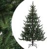 vidaXL Műanyag Hajtogat&oacute;s Kar&aacute;csonyfa 120 cm PVC &eacute;s f&eacute;m Z&ouml;ld