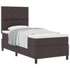 vidaXL Boxrug&oacute;s &aacute;gy fejt&aacute;ml&aacute;val S&ouml;t&eacute;t Barna 90 x 190 cm sz&ouml;vet