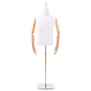 vidaXL &Aacute;ll&iacute;that&oacute; 170-218 cm-es Man&ouml;ken Talppal F&eacute;rfi PP Feh&eacute;r