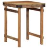vidaXL &Eacute;tkezőasztal Barna 60 x 55 x 76 cm t&ouml;m&ouml;r &uacute;jrahasznos&iacute;tott fa
