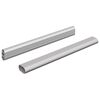 vidaXL Szekr&eacute;ny r&uacute;d 2 db Ez&uuml;st 264 x 15 x 29 mm Alum&iacute;nium &ouml;tv&ouml;zet