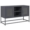 vidaXL antracitsz&uuml;rke ac&eacute;l TV-szekr&eacute;ny 100,5x39x60,5 cm