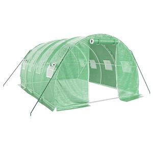 vidaXL z&ouml;ld ac&eacute;lv&aacute;zas melegh&aacute;z 12 m&sup2; 4 x 3 x 2 m