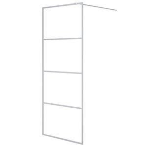 vidaXL ez&uuml;stsz&iacute;nű &aacute;tl&aacute;tsz&oacute; ESG &uuml;veg zuhanyfal 80 x 195 cm