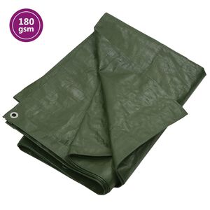 vidaXL z&ouml;ld HDPE takar&oacute;ponyva 180 g/m&sup2; 2 x 3 m
