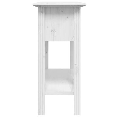 vidaXL BODO fehér tömör fenyőfa tálalóasztal 90x34,5x73 cm