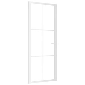vidaXL feh&eacute;r ESG &uuml;veg &eacute;s alum&iacute;nium belt&eacute;ri ajt&oacute; 83 x 201,5 cm